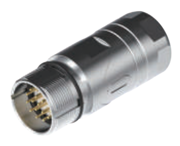 M23-外螺纹-针座-全金属连接器-12/17pin