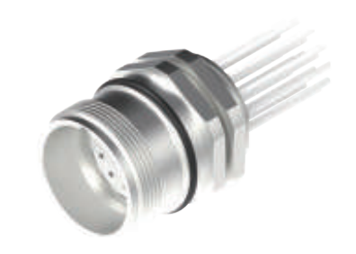 M23-雄ねじ-口金-フランジコネクタ-前取付-散線式-17PIN