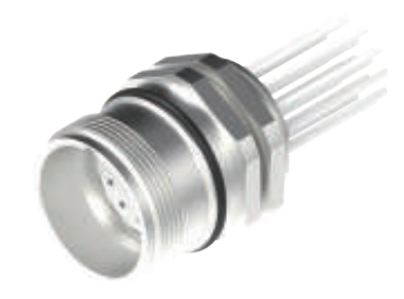 M23-雄ねじ-口金-フランジコネクタ-前取付-散線式-19.15PIN