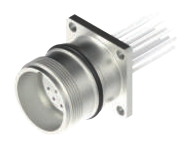 M23-雄ねじ-口金-フランジコネクタ-前面取付-RS19.8-散線式-12.7/12.9PIN