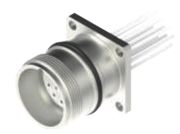 M23-雄ねじ-口金-フランジコネクタ-前面取付-RS19.8-散線式-19.11/19.14PIN