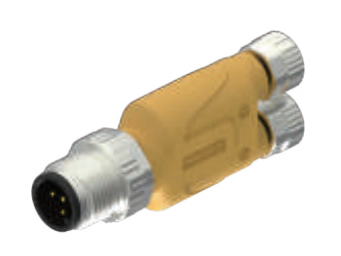 M12回転M8-Y型分岐器-防振後退防止-3/4 Pin