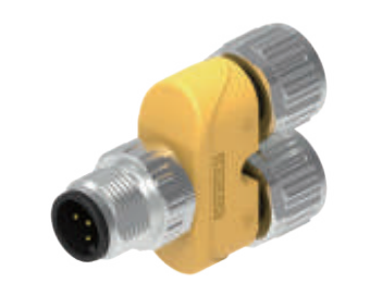 M12-YV型分岐器-防振後退防止-3/4/5 Pin