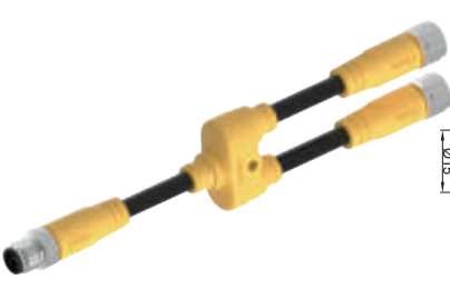 M12-YW型分岐器-三端出線式防震止退-3/4/5 Pin