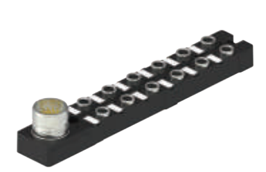 M8-12スプリットスプリットボックス-単信号-垂直M23ソケット式