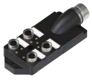 M12-4スプリットスプリットボックス-単信号-水平M23ソケット式