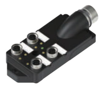 M12-4スプリットスプリットボックス-デュアル信号-水平M23ソケット式