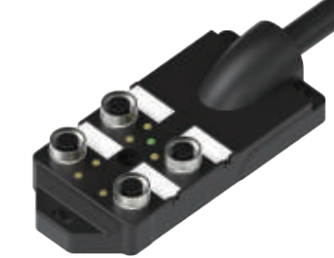 M12-4スプリットスプリットボックス-デュアル信号-直出線式