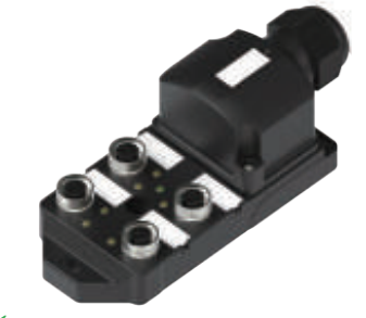 M12-4スプリットスプリットボックス-単信号-直出線式