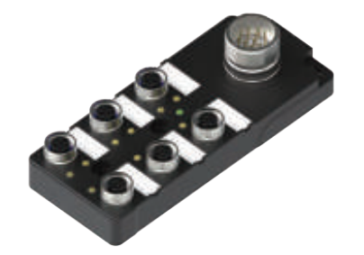 M12-6スプリットスプリットボックス-単信号-垂直M23ソケット式