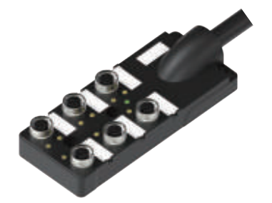 M12-6スプリットスプリットボックス-デュアル信号-直出線式