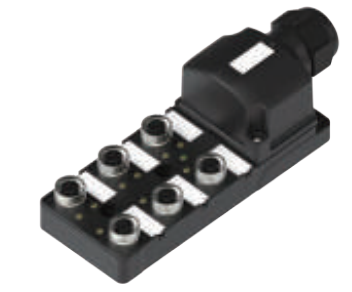 M12-6スプリットスプリットボックス-デュアル信号-端子ボックス