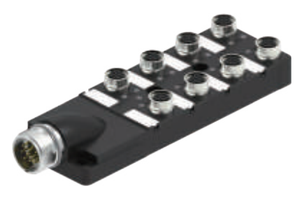 M12-8スプリットスプリットボックス-単信号-水平M23ソケット式