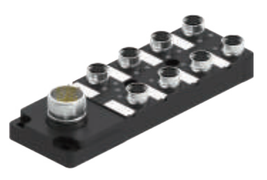 M12-8スプリットスプリットボックス-単信号-垂直M23ソケット式