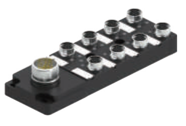 M12-8スプリットスプリットボックス-デュアル信号-垂直M23ソケット式