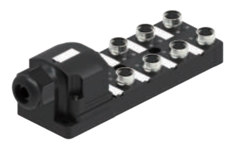 M12-8スプリットスプリットボックス-デュアル信号-配線ボックス