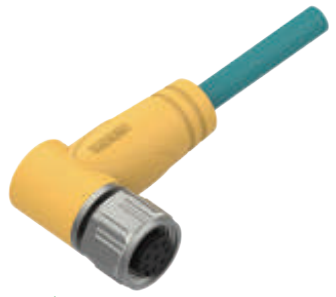 M12-A-CODE-曲げ角穴子-プレキャストコネクタ-耐震後退防止-Ethernet/IP-8PIN