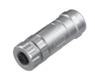 M12口金-現場配線可能コネクタ-全金属ケース-8 PIN