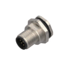 M12ピン-フランジコネクタ-後付け-溶接式-5PIN