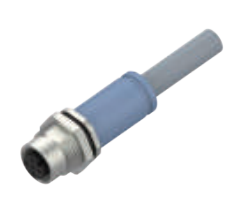 M12口金-プレキャストフランジコネクタ-後付け-DeviceNetケーブル