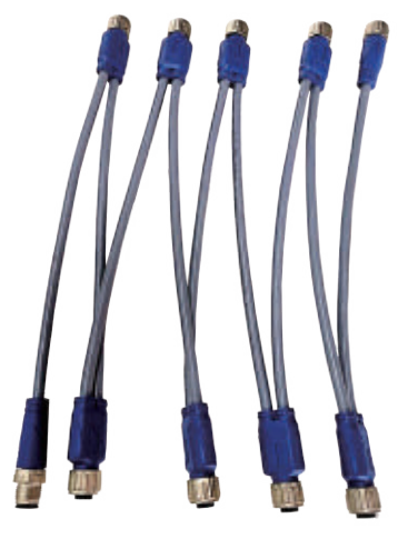 M12 DeviceNetチェーンコネクタ、防振後退防止