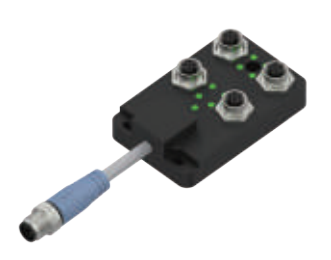 M12 DeviceNet分線ボックス-直出線式