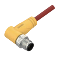 M12コーナーニードル-CC-Linkケーブル-プレキャストコネクタ-防振後退防止