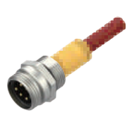 7/8」針-プレキャストフランジコネクタ-前付け-CC-Linkケーブル-4/6 PIN