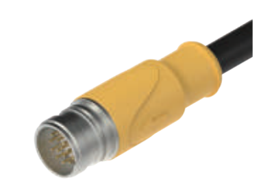 M 23-雄ねじ-針-プレキャストコネクタ-12.7+12.9 PIN