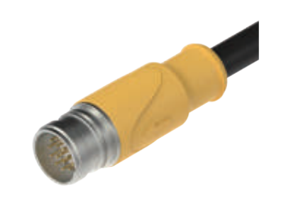 M 23-雄ねじ-針-プレキャストコネクタ-19.15 PIN