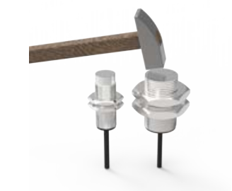 近接センサ-金属誘導面-ケーブル式