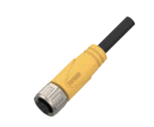 M 12-口金-プレキャストコネクタ-防振後退防止-4+5 PIN