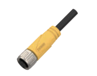 M 12-口金-プレキャストコネクタ-防振後退防止-シールド-4+5 PIN