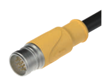 M 23-雄ねじ-針-プレキャストコネクタ-19 PIN