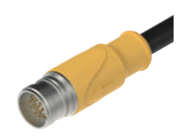 M 23-雄ねじ-針-プレキャストコネクタ-17 PIN