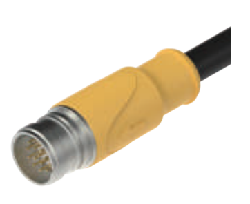 M 23-雄ねじ-針-プレキャストコネクタ-12.11+12 PIN