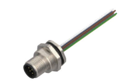 M 12-ニードル-フランジコネクタ-後付け-散線式-6+8+12 PIN