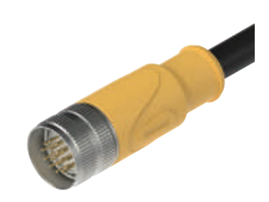 M 23-雌ねじ-針-プレキャストコネクタ-19.15 PIN