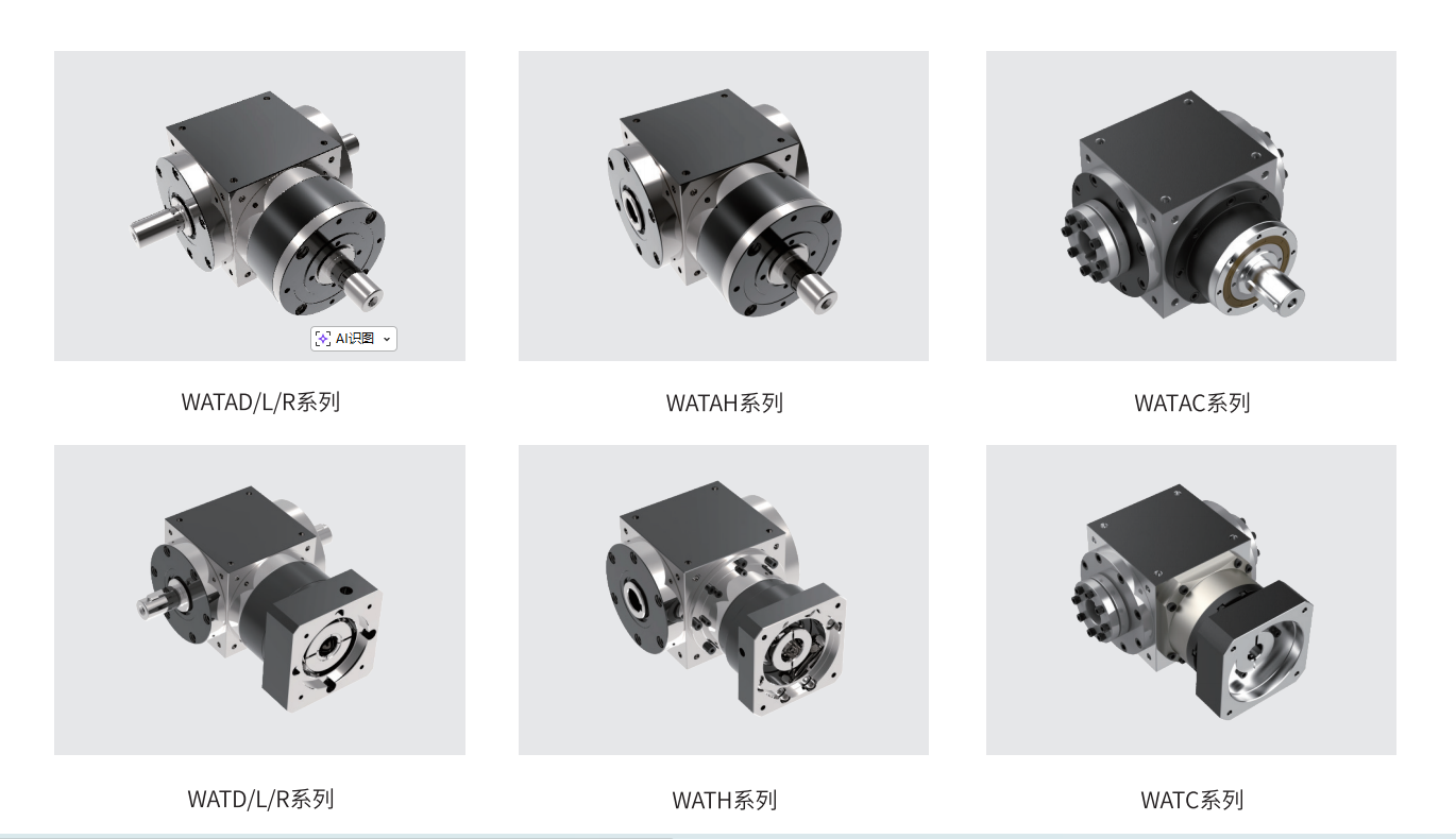 精密惑星減速機-WATシリーズ-柔軟-回転角